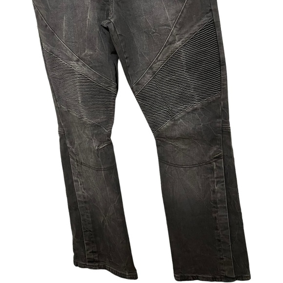 NWT FREE PEOPLE WE THE FREE VECTOR MOTO JEANS, SIZE 28 Groovy Grunge Retro Rock - Picture 8 of 14